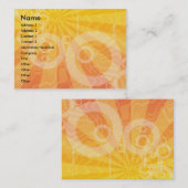 Carte De Visite Profil/Carte de visite frais (Devant / Derrière)