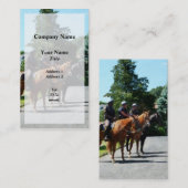 Carte De Visite Profil de la police montée (Devant / Derrière)