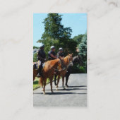 Carte De Visite Profil de la police montée (Dos)