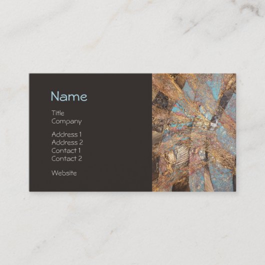 Carte De Visite Profil de l'entreprise de concepteur de relief par (Devant)