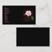 Carte De Visite Profil de malaise rose (Devant / Derrière)