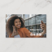 Carte De Visite Profil des médias sociaux (Devant)