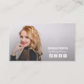 Carte De Visite Profil des médias sociaux (Devant)