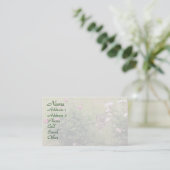 Carte De Visite Profil des Roses de jardin (Debout devant)