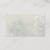 Carte De Visite Profil des Roses de jardin (Dos)