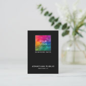 Carte De Visite Profil du logo de l'entreprise moderne simple et é (Debout devant)