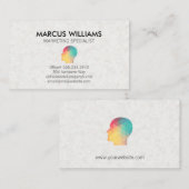 Carte De Visite Profil géométrique (Devant / Derrière)