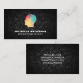 Carte De Visite Profil géométrique (Devant / Derrière)