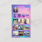 Carte De Visite Profil instagram tendance cool (Devant)