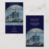 Carte De Visite Profil personnalisable d'aquarelle de plate-forme (Devant / Derrière)