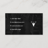 Carte De Visite Profil personnel photo coach (Dos)