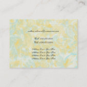 Carte De Visite Profil vintage de colibri (Dos)