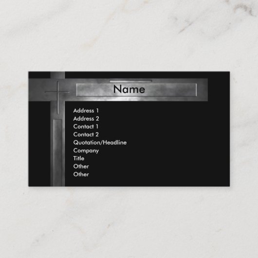 Carte De Visite profile_church (Devant)