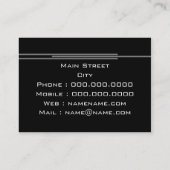 Carte De Visite profile_keys (Dos)