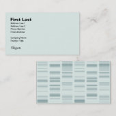 Carte De Visite Profils d'ADN : Instructions génétiques créant la (Devant / Derrière)