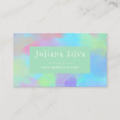 Carte De Visite Profond pourpre doux (Devant)