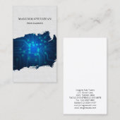 Carte De Visite Programmateur informatique Circuits électroniques (Devant / Derrière)