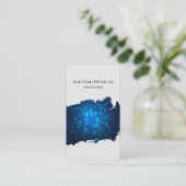 Carte De Visite Programmateur informatique Circuits électroniques (Debout devant)