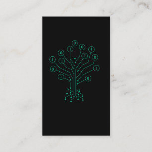 Carte De Visite Programmation informatique de codage d'arbre binai