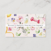 Carte De Visite Programme d'autosoins | Rendez-vous bien-être flor (Devant)