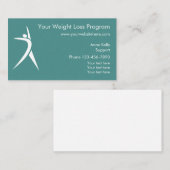 Carte De Visite Programme de perte de poids (Devant / Derrière)