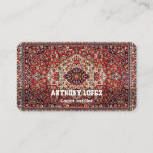 Carte De Visite Programme d'installation du tapis (Devant)