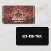 Carte De Visite Programme d'installation du tapis (Devant / Derrière)