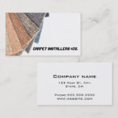 Carte De Visite Programme d'installation du tapis (Devant / Derrière)