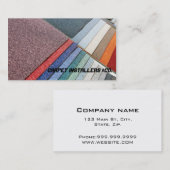 Carte De Visite Programme d'installation du tapis (Devant / Derrière)