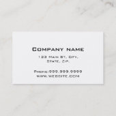 Carte De Visite Programme d'installation du tapis (Dos)