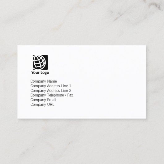 Carte De Visite Programmeur d'ordinateur InternetFlux léger techni (Dos)