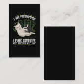 Carte De Visite Programmeur humour informatique (Devant / Derrière)