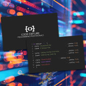Carte De Visite Programmeur informatique