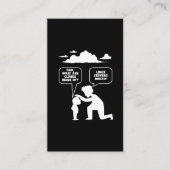 Carte De Visite Programmeur informatique développeur Linux Nerd (Devant)