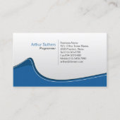 Carte De Visite Programmeur Informatique Technique Élégant Entrepr (Devant)