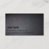 Carte De Visite Programmeur RoR rubyiste Bold Black Miniamlist (Dos)