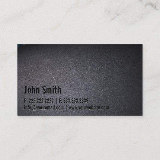 Carte De Visite Programmeur RoR rubyiste Bold Black Miniamlist (Dos)