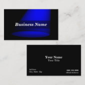 Carte De Visite projecteur 3D (bleu) (Devant / Derrière)