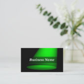 Carte De Visite projecteur 3D (vert) (Debout devant)