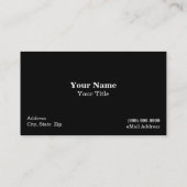 Carte De Visite projecteur 3D (vert) (Dos)