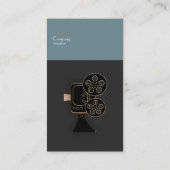 Carte De Visite Projecteur de film (Dos)