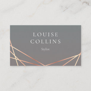 Carte De Visite Projecteur de rosegold de Faux