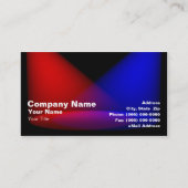 Carte De Visite Projecteurs 3D (rouge et bleu) (Devant)