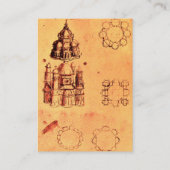 CARTE DE VISITE PROJET ARCHITECTURAL RENAISSANCE, ARCHITECTE (Dos)