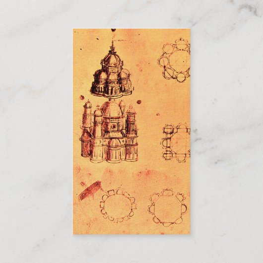 CARTE DE VISITE PROJET ARCHITECTURAL RENAISSANCE, ARCHITECTE (Dos)