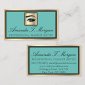 Carte De Visite Prolongation de la courge de maquillage profession (Devant / Derrière)