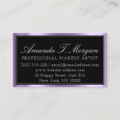 Carte De Visite Prolongation de la courge de maquillage profession (Dos)