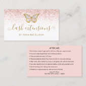 Carte De Visite Prolongation de la laisse papillon (Devant / Derrière)