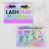 Carte De Visite Prolongations de la laisse Instructions de post-so (Devant / Derrière)