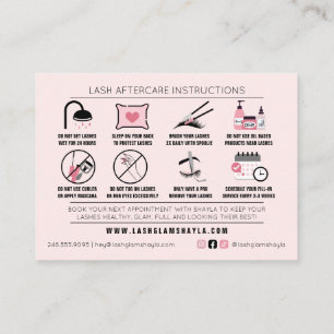 Carte De Visite Prolongations de la laisse Instructions de suivi R